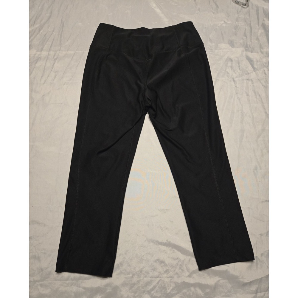 Nike Dri Fit 3/4 Crop Leggings Womens Size Small Small Running Black Yoga Pocket